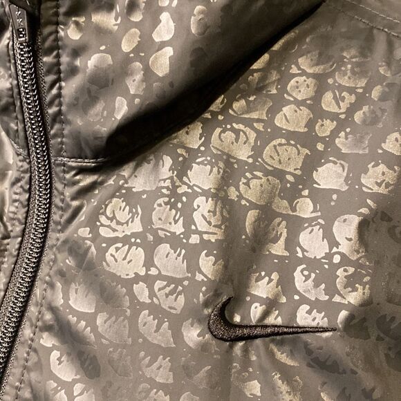 Nike The Athletic Dept. Medium Dark Gray Rain Wind Breaker Full Zip Jacket - Picture 2 of 7